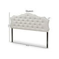 thumbnail image 5 of Baxton Studio Aurora Modern and Contemporary Greyish Beige Fabric Queen Size Headboard,Wholesale Interiors, 5 of 6