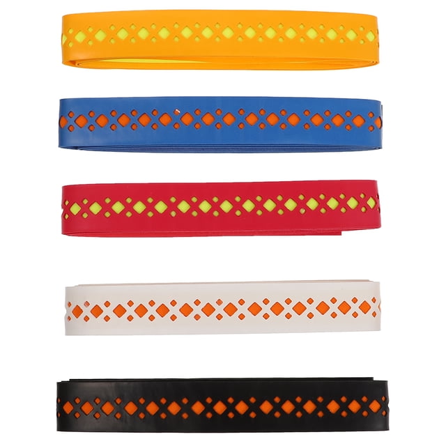 5PCS Badminton Racket Grip Tape Super Absorbent and Anti Slip for Tennis Rackets Pickleball Paddles and Fishing Rod Handles Available in Various Colors