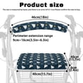 thumbnail image 6 of HELLHERO Rollator Walker Seat and Backrest Rollbar Covers Set Protective Cover Walker Seat Cushion Cover & Christmas Tree Non-Slip Cover Comfortable for Seniors Adult, 6 of 7