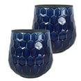 thumbnail image 2 of Southern Patio CRM-047087 8 in. Honeycomb Planter, Cobalt, 2 of 4