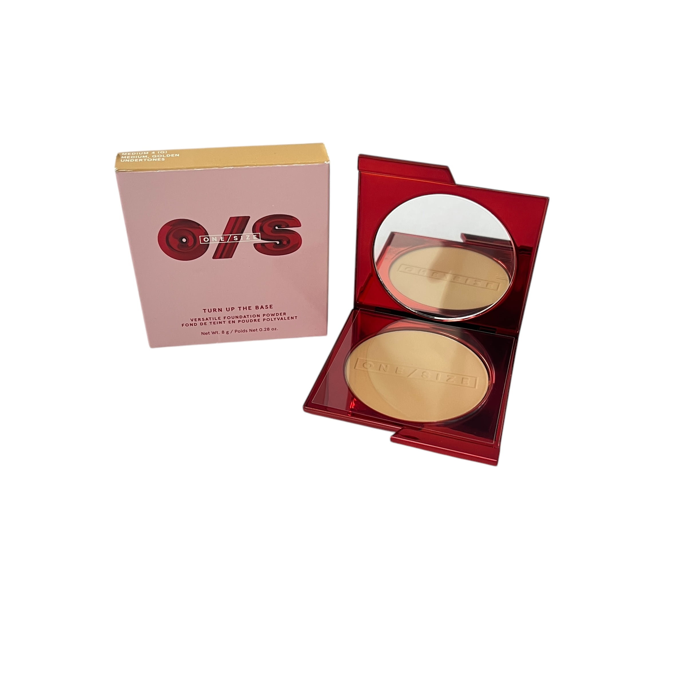 One Size Turn Up The Base Powder Foundation Medium 4 Golden