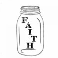 thumbnail image 3 of Murdock, Ramona 12x12 Black Modern Framed Museum Art Print Titled - Faith, 3 of 5