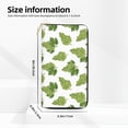 thumbnail image 2 of Leather Thin Slim Wallets for Women Men - Funny Grape Teal Clutch Card Wallet for Women Men with Zipper, 2 of 7