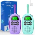 thumbnail image 1 of Walkie Talkies HPROMOT recargables para niños de 3 a 12 años, paquete de 2, 1 of 7