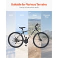 thumbnail image 5 of 29" Mountain Bike, Aluminum Alloy Frame, Front Suspension, 21-Speed Shimano Twist Shift, 5 of 6