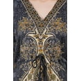 thumbnail image 6 of Women's Kaftan Dress Beach Cover Up Tribal Ethnic Print Plus Size Loose Kimono Maxi Dress, 6 of 6