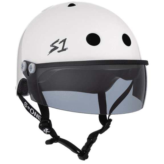 S1 Lifer Visor Helmet - GEN 2 - White Gloss w/ Tint Visor