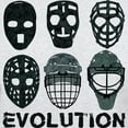thumbnail image 3 of CafePress - Hockey Goalie Mask Evolution T Shirt - Men's Classic Graphic T-Shirt, 3 of 4