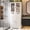 White, variant on Joywind Gray Freestanding Bathroom Storage Cabinet with Glass Doors - 67" Tall Linen Organizer with 2 Drawers & Adjustable Shelves, for Bathroom, Kitchen, Living Room, Office Storage