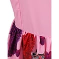 thumbnail image 4 of Seyurigaoka Women Charming Valentine's Day Print Dress, U-neck Sleeveless Big Hem One-piece, 4 of 9