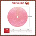 thumbnail image 2 of Sikiie Sparkly Pink Glitter Nativity Christmas Tree Skirt, Jesus Christian Winter Holiday Tree Mat Decoration(30-48IN)30", 2 of 6