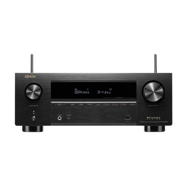 Receptor Denon AVR-X2800H de 7,2 canales - Cine en casa 8K UHD AVR (95 W x 7), transmisión inalámbrica a través de HEOS integrado, Bluetooth y Wi-Fi, Dolby Atmos, sonido envolvente DTS Neural:X y DTS: