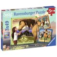 thumbnail image 1 of Ravensburger - Spirit: Aventures à cheval casse-têtes 3 x 49pc, 1 of 4