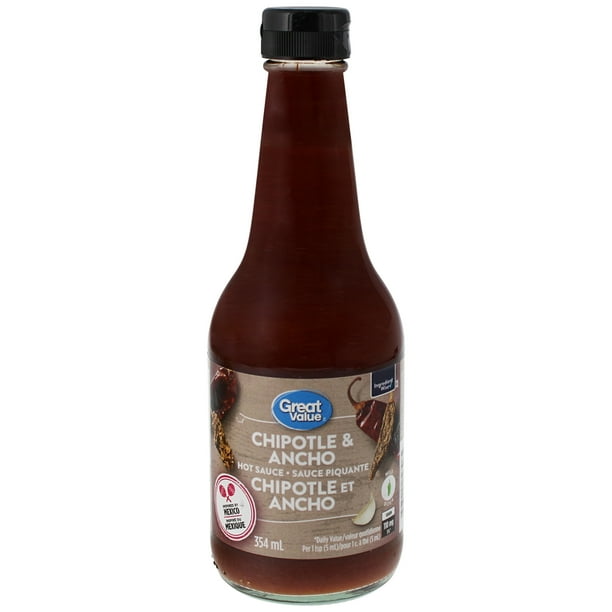 Great Value Chipotle & Ancho Hot Sauce Walmart.ca