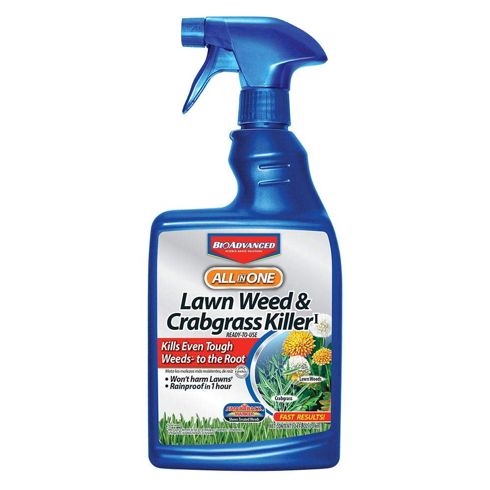 Bayer Advanced All in One Lawn 1.3G Weed & Crabgrass Killer Walmart