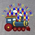 thumbnail image 5 of Wild Bobby Its Okay to Be Different | Train Autism Awareness Men Premium Tri Blend Tee, 5 of 5