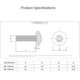 thumbnail image 1 of 50pcs M6x16mm Cabinet Screws Rack Mount Cage Nuts Screw Washers for Server Chassis Distribution Shel, 1 of 5