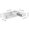 thumbnail image 2 of Bangcool Shower Shelf Rotatable Adhesive Wall Mounted Corner Shower Caddy Shampoo Holder, 2 of 10