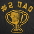 thumbnail image 2 of Mens Funny T Shirts Number 2 Dad Sarcastic Trophy Graphic Novelty Fathers Day Tee for Men Graphic Tees, 2 of 9