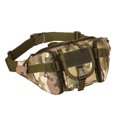 thumbnail image 1 of Yuarrent Riñonera con hebilla, cremallera multifuncional, impermeable, camuflaje, para hombre, riñonera, deporte, Camping, escalada al aire libre Mochilas de mochilero camuflaje verde Yuarrent OD022570-04, 1 of 6