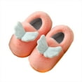 thumbnail image 2 of QISIWOLE Toddler Girls Shoes Plush Wing Keep Warm Non-slip Shoes Soft Cotton Slippers Savings, 2 of 4