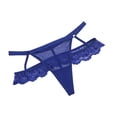 thumbnail image 2 of ZVNAΖH Sexy G String Thongs for Women, Valentine's Day Gifts for Women, Floral Lace Low Rise Two-layer Adjustable Panties, Sizes S-L, 2 of 3