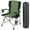Green, variant on Thehsnt Heavy Duty Folding Fishing Chair with Rod Holder – 330 lbs Capacity, All Terrain Portable Camping Chair with Cup Holder & Side Pocket