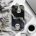 thumbnail image 5 of Skeleton Reflection “Our Last Goodbye” Dual Layer Phone Case, Gothic Starry Night Protective Phone Cover, Gift for iPhone 16 15 14 13 12 11 Pro Plus Mini, 5 of 6