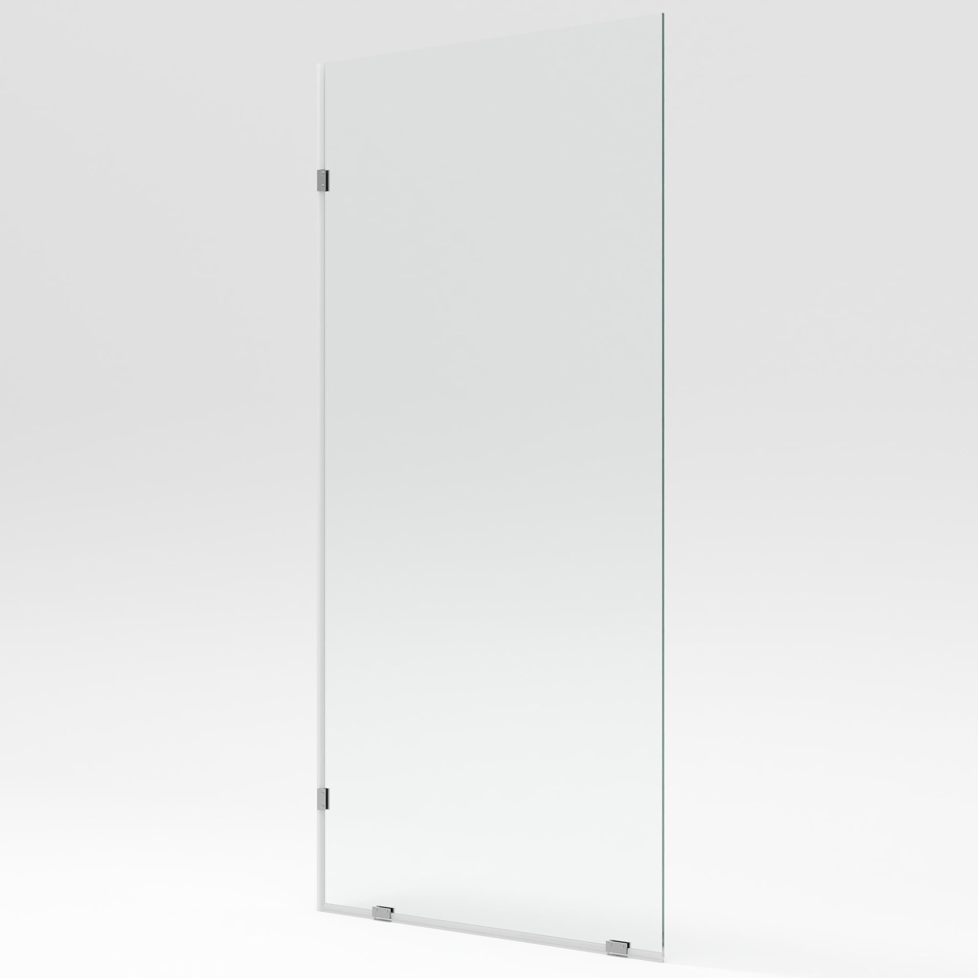 DV-1SD0221S Single Fixed Glass Panel For Shower 32"×78", Thick Frameless Tempered Safety Glass Shower Screen