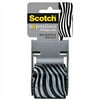"Scotch Expressions Packaging Tape, 1.88"" x 500"", Black and White Zebra"