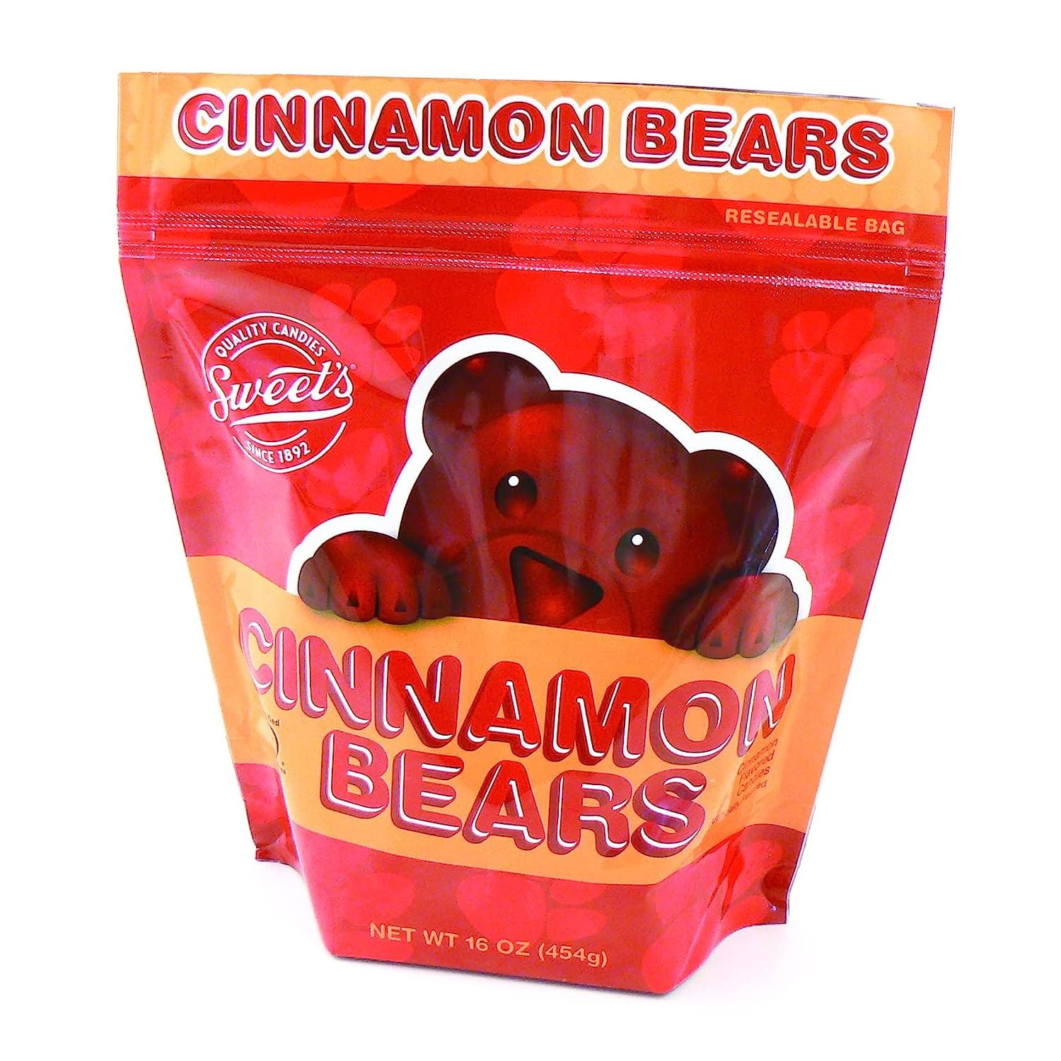 Cinnamon Bears Candy, Gummy Bear Bag, 16 Ounces