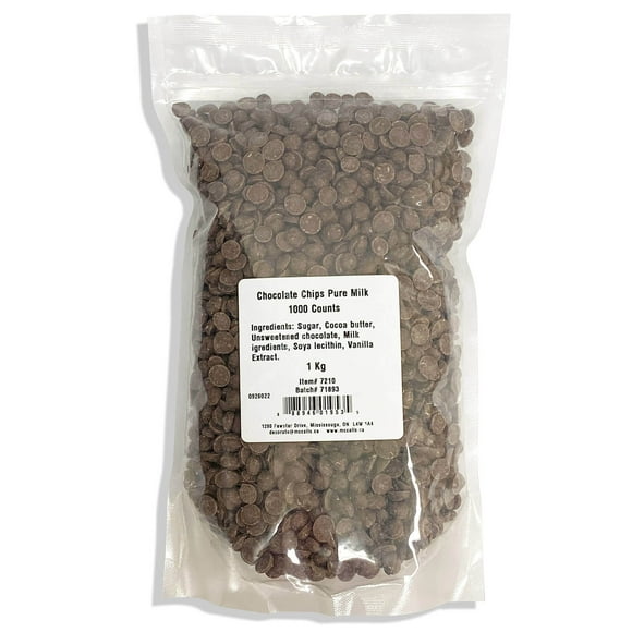 McCall's Pure Milk Chocolate Chips 1000 Ct - 1 kg