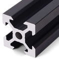 thumbnail image 5 of 1500mm V Type 2020 Aluminum Extrusion Profile European Standard Anodized Linear Rail Guide (10PCS 1500mm (59.05inch), Black), 5 of 7