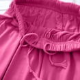 thumbnail image 6 of Tqcoqu Women's Butt Lift Bermuda Shorts,High Waisted Plus Size Trousers for Women,Ladies Lightweight Pants with Pockets & Drawstring,Hot Pink Women's M-XXXXXL, 6 of 8