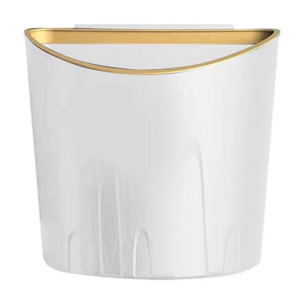 Papelera de cocina de pared, apta para el hogar, baño, cocina, dormitorio, con tapa, especial para guardar residuos de cocina.