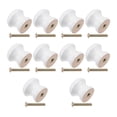thumbnail image 1 of 10pcs Armario de madera Armario de cajones Puertas Manedos Manejos for el hogar (blanco), 1 of 7