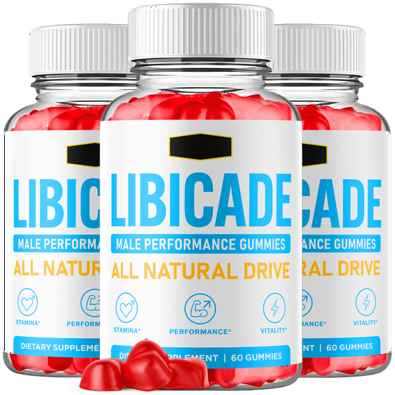 Libicade Gummies Advanced Formula All Natural Vitamin Supplement 180 Gummies
