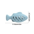 thumbnail image 3 of OAVQHLG3B 3Pcs Cat Toys for Indoor Cats, Fish Shape Chew Catnip Toys for Teeth Clean, Food Grade Silicone Cat Enrichment Toy, Interactive Kitten Teething Toys, 3 of 6