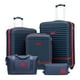 thumbnail image 1 of Juego de equipaje Coolife de 3 piezas con ruedas giratorias TSA Lock, azul marino y rojo, 1 of 7