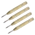 thumbnail image 1 of Uxcell 4-Pack Punzón Automático, Herramienta de Punzón de Clavo de Resorte de Acero de Alta Velocidad de 5.2" para Placa de Acero/Tablero de Madera/Vidrio [Tono Dorado], 1 of 1