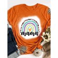 thumbnail image 2 of Camiseta con estampado de arcoíris de Mama Tie Dye de moda Tmvgtek Para estrenar, 2 of 2