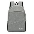 thumbnail image 2 of XWSHYW Contenedores de Almacenamiento Mochila de Tres Piezas, Mochila para Computadora para Hombres, Mochila Informal para Estudiantes de Secundaria, Escuela Primaria, Versión Coreana, Bolsa de Viaje, 2 of 6