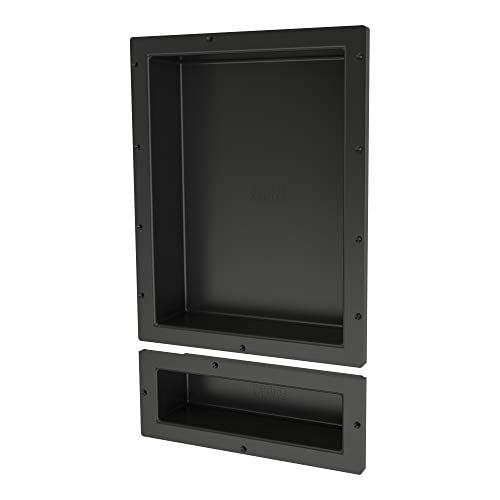 Tile Redi USA RND1620S-6 Redi Niche Dual Shelf with 6" H Inner Shelf, 16" W x 26" H