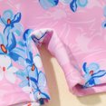 thumbnail image 5 of mgoYE Toddler Swimsuit with Hat for Boys Girls, Sleeveless Swim Suit|Light Purple 4-5 Years, 5 of 7