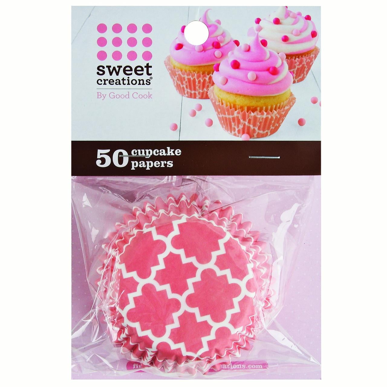 Sweet Creations Cupcake Papers, Pink, 50 Ct