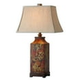 thumbnail image 1 of Allora 1-Light Engineered Wood Table Lamp in Burnished Walnut, 1 of 2