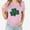 Pink, variant on Saint Patricks Day Shirt Ladies Saint Patrick's Day Printed T-shirt With Round Neck And Short Sleeved Top St. Patricks Day Shirts for Women