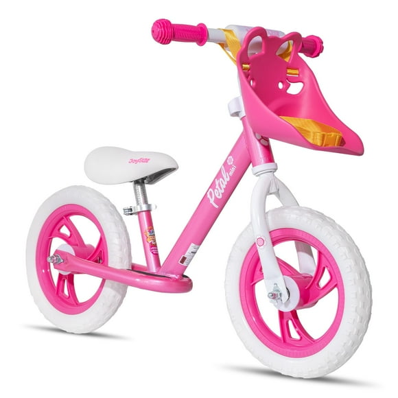 JOYSTAR Vélo d'Équilibre 14 Pouces pour Garçons Filles 18 Mois-5 Ans Bicyclette Poussée Vélo d'Équilibre pour Tout-Petits Vélo Cadeau 14 Pouces pour Garçons Filles Rose