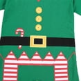 thumbnail image 5 of Christmas Elf Infants Costume Xmas Clothes Playsuit with Santa Hat Christmas Girls Matching Set Cute Christmas Costumes for Baby Boys Girls 6-12 Months, 5 of 5