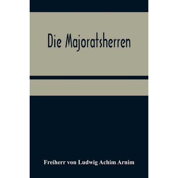 Die Majoratsherren, (Paperback)